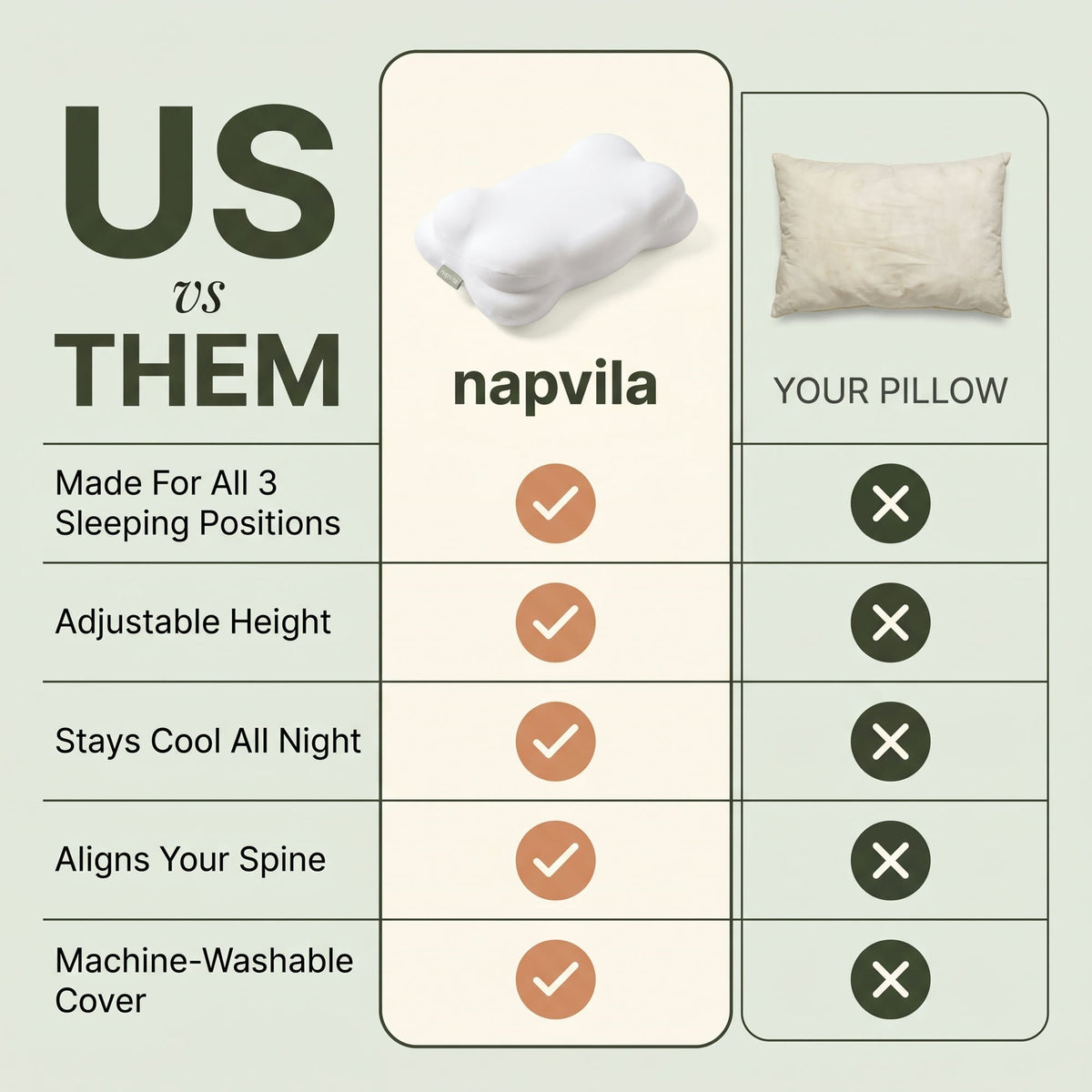 The napvila Pillow