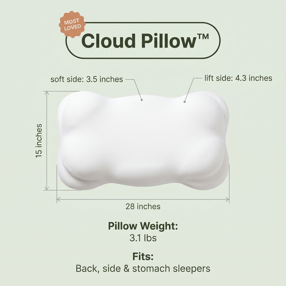 The napvila Pillow